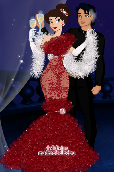 Happy New Year! ~ #NewYear #Party #Sparkle #Couple #Fur #G