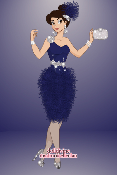 New Years Eve Feather Outfit! ~ #NewYear #Party #Sparkle #Silver #Blue #