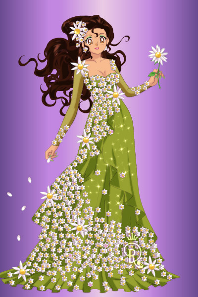 Loves me, loves me not Gown! ~ #Daisy #Gown #Love #Flowers #Floral