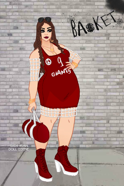 Gabriella Leal - Red & Basket! ~ #DDNTM #Fashion #Sport #Basket #Net #Whi