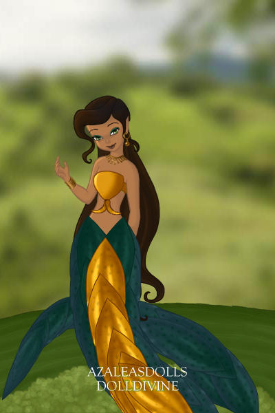 Naga Girl for a fan fiction, she's supose to have blue-ish 