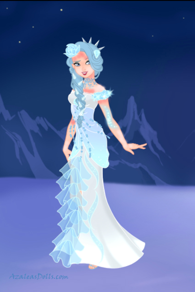 Thistle Periwinkle ~ I was messing around with the Snow Queen