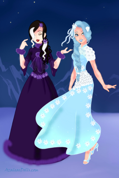 Wisteria Wolfe Bane & Thistle Periwinkle ~ My OC, Wisteria Wolfe Bane, and her on-a
