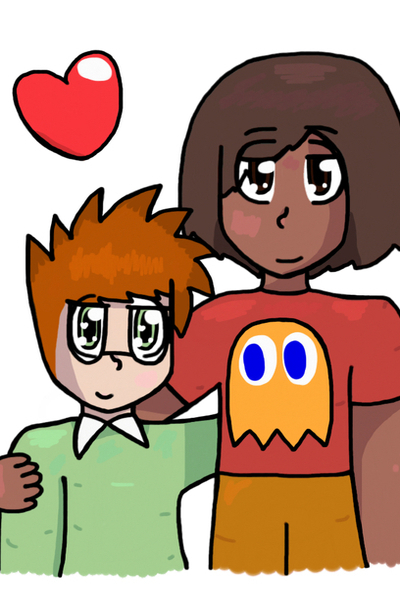 Harvey and Kaden ~ Blegh I had to crop out some of Kaden. A