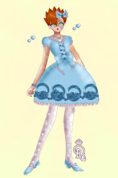 Aqua Princess ~ I'm not fond of the name of this dress, 