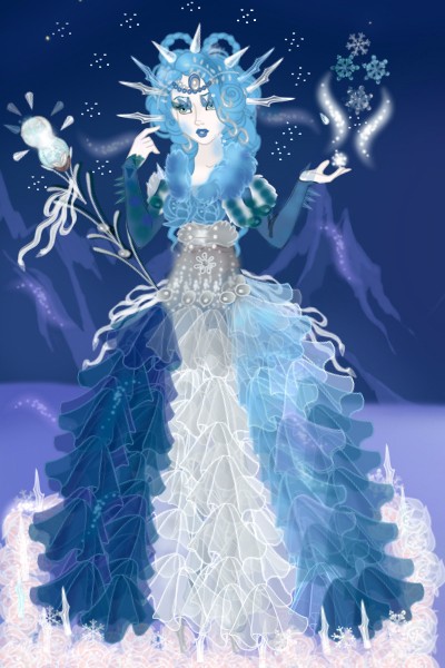 The Mystery of the Snow Queen of the Pur ~ rose-renee snow queen challenge. Second 