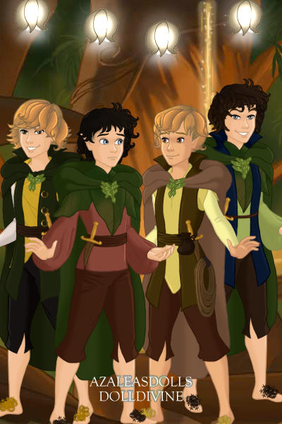Merry, Frodo, Sam and Pippin ~ 