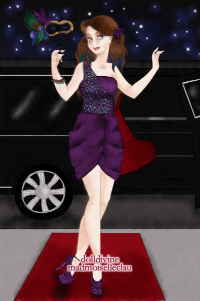 DDNTM 4th cycle week 5 \Prom:Mardi Gras\ ~ Diana has just arrived at the Mardi Gras