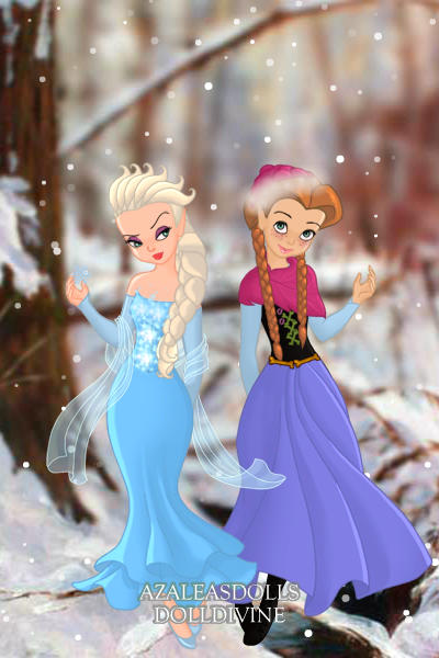 Anna and Elsa ~ I know, i failed really badly.