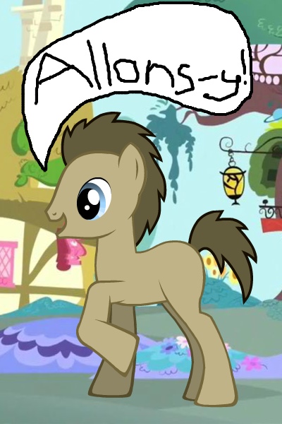 Dr. Whooves ~ Dr. Whooves!!!!! Nuff' said.

Aww fig 