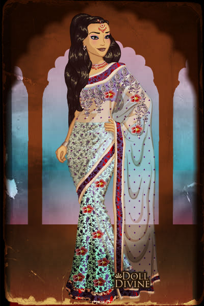 doll divine sari