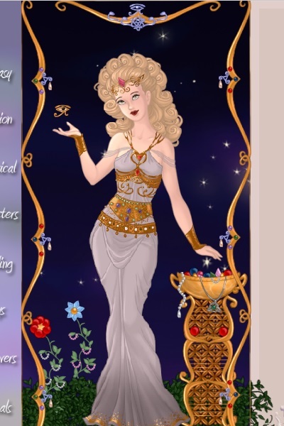 Theia, Greek Goddess of Sight, Gold, Silver, and Gems ~ by 