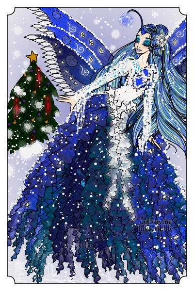 Dreaming of a White Christmas ~ Snow Flake, the fairy, dreams of having 