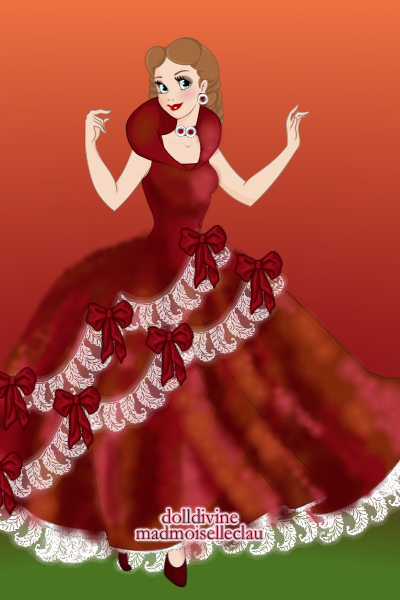 Autumn Dress ~ So I spent hours shading this dress to m