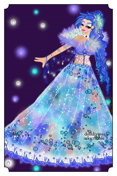 Rainbow Moonstone Couture ~ Created for the High Fashion Contest. Th