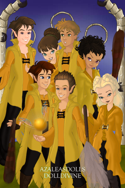 Hufflepuff Quidditch Team 1994 ~ The game Lead by Captain Cedric Diggory 