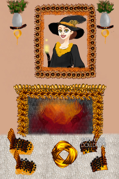 Hufflepuff Commonroom ~ Described as having a fireplace with the