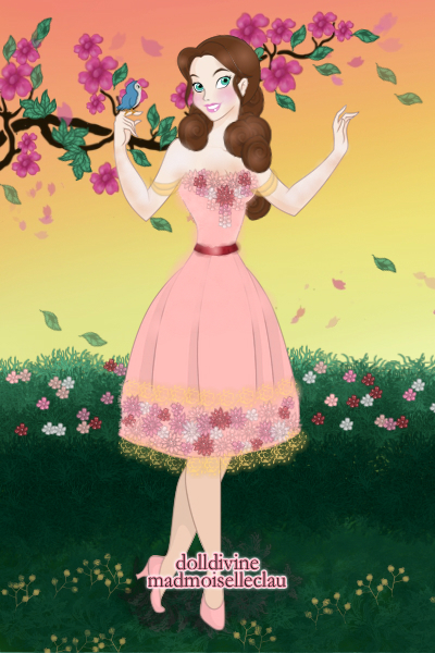 Peaches and Pink ~ Fashion Design House Of DollDivine Sprin