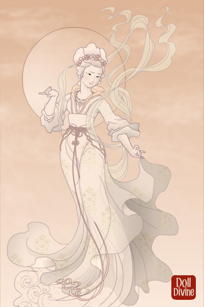 Apricot Blossom ~ I started out making Lady White Snake, m