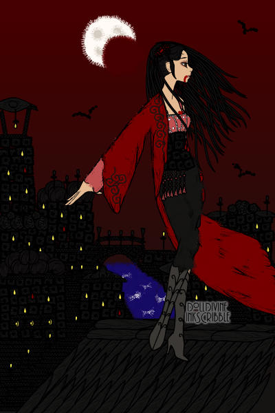 Predator of the Blood Moon - the city in ~ #vampires #Dark #fantasy