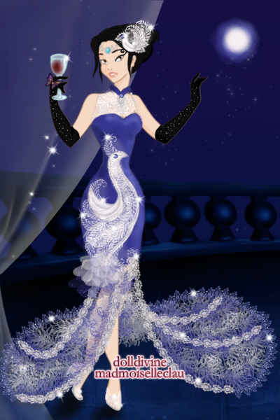 White Phoenix of the Moon ~ For lady_llamacorn's Royal Ball contest.