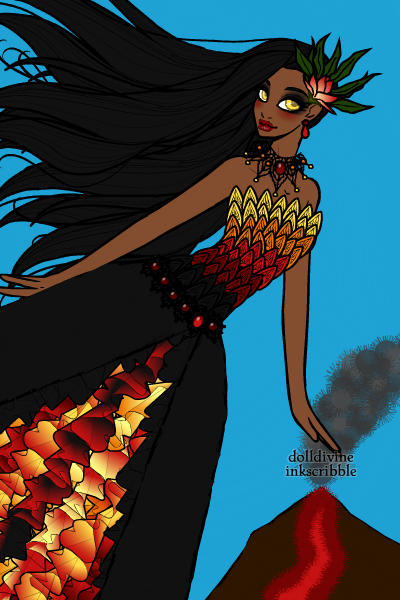 Pele ~ The Hawaiian Goddess Pele. Goddess of fi