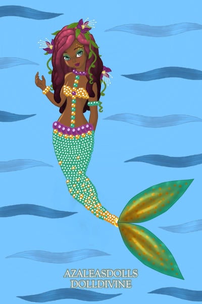 Caribbean Mermaid ~ CHECK OUT MY ENTIRE MERMAID SERIES! http