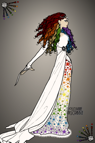 Rainbow Goddess ~ Close Up Version: http://www.dolldivine.