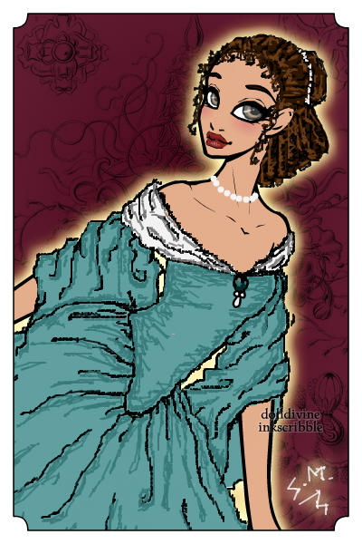 Willa in a 1650s era dress ~ 