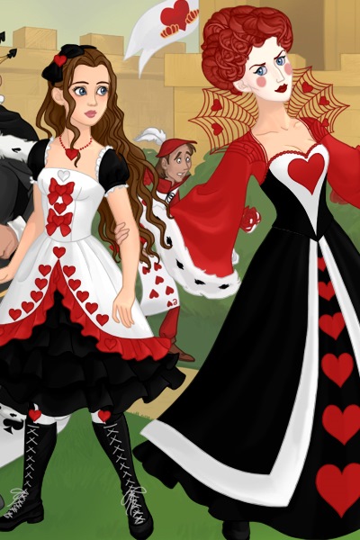 Queen Of Hearts And Her Daughter By Nightowl
