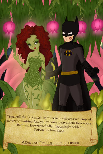 Poison Ivy and Batman ~ #Batman #PoisonIvy #DC