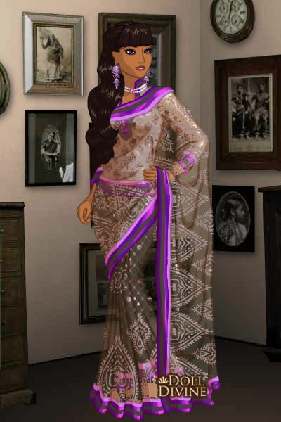 doll divine sari