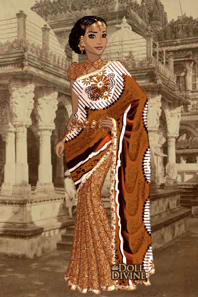 doll divine sari