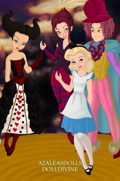 azaleas dolls alice in wonderland