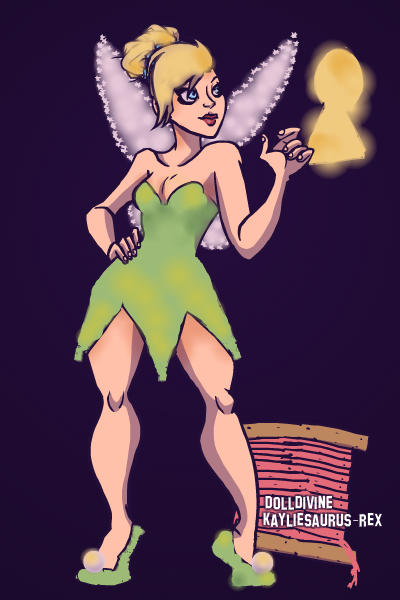Tinkerbell ~ Again, I don't know about the background