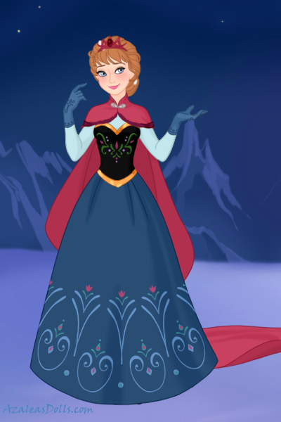Elsa in Anna\'s palette ~ #Elsa #Frozen #Azaleas #PaletteSwap
