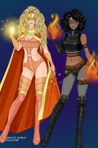 Tabitha and Callia ~ Daughter or Apollo and daughter of Hepha