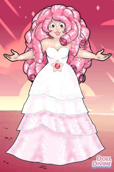 Rose Quartz ~ Extra sparkly! Would have done more in t