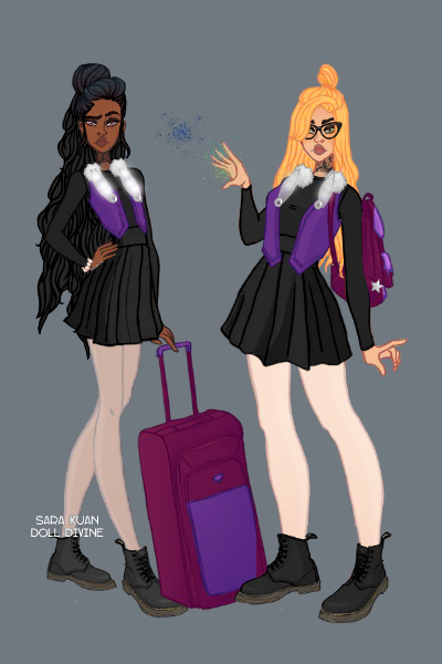 Chesterfield Academy Students ~ Meet Berry(black girl) and Grape(Blonde)