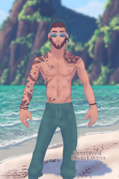 Random beach guy ~ #Hipster #Tattoos