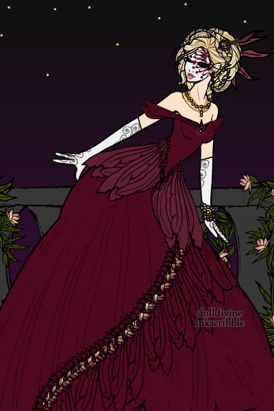 Plum Gown at Midnight ~ 