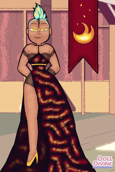 Efeir, the Queen of Flame ~ For the Ball of the Four Kingdoms! This 