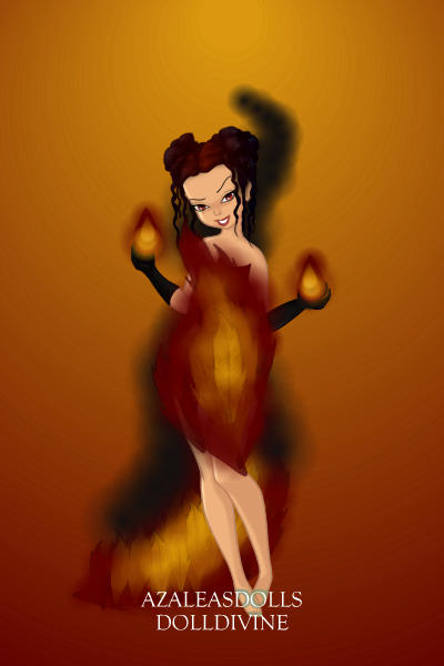 Firenza (Fire Elemental) ~ She may look fierce, but though she  may