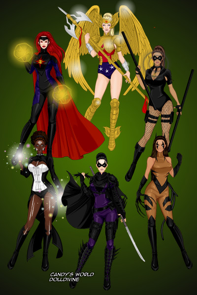 DC Women Remixed ~ My re-imagined DC Women in different rac