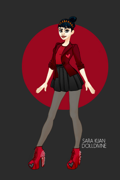 The Queen Of Hearts-Modern ~ A modern take on the queen of hearts <3 